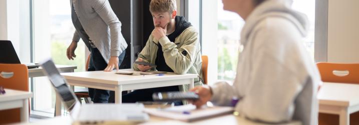 Scholars studying at the City of Glasgow College while still attending school
