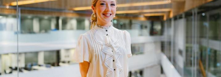Freya Murphy, who began her Modern Apprenticeship in SVQ Business and Administration in November 2017 