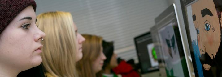 Students using PCs Students using PCs