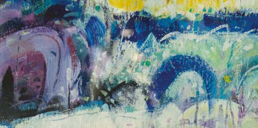 City of Glasgow College Art Foundation Landscape Abstract Image