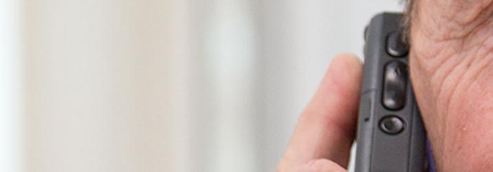 Image of man using a mobile phone Image of man using a mobile phone