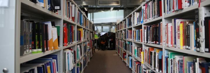 College library with books